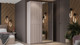 Миниатюра изображения товара Шкаф-купе ТриЯ Оскар Тиффани Т2 1400 / 282734 (серебристый/кашемир/кашемир матовый)