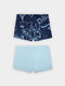 Миниатюра изображения товара Комплект трусов детских Mark Formelle 413344-2 (р.116/122-60-54, голубое небо/граффити на темно-синем)
