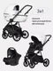 Миниатюра изображения товара Детская универсальная коляска Riko Montana X Ecco 3 В 1 Basic 11 (белый)