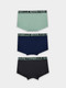 Миниатюра изображения товара Комплект трусов детских Mark Formelle 413354-3 (р.134/140-68-60, зеленый лед/обсидиан/темно-синий)