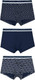 Миниатюра изображения товара Комплект мужских трусов Mark Formelle 411124-3 (р.106-116, надписи на т.синем/т.синий/узор на т.синем)