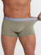 Миниатюра изображения товара Комплект мужских трусов Mark Formelle 411124-3 (р.90-100, треугольники на серо-зеленом/на сизом/на морском)