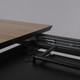 Миниатюра изображения товара Обеденный стол LEPREMO AV 1209 раздвижной 1200-1600x800 (дуб вотан/черный)