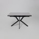 Миниатюра изображения товара Обеденный стол LEPREMO AV 2111 раздвижной 1200-1800x800 (серый, матовый Larka Grey/черный)