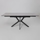 Миниатюра изображения товара Обеденный стол LEPREMO AV 2111 раздвижной 1200-1800x800 (серый, матовый Larka Grey/черный)