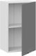 Миниатюра изображения товара Шкаф навесной для кухни ТриЯ Габриэлла 1ВВ45 с одной дверью (белый/титан)