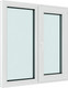 Миниатюра изображения товара Окно ПВХ Rehau Futuruss Двухстворчатое Поворотно-откидное правое 3 стекла (1200x1000x60)