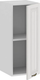 Миниатюра изображения товара Шкаф навесной для кухни ТриЯ Лина 1ВВ3 с одной дверью (белый/белый)