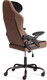 Миниатюра изображения товара Кресло офисное Tetchair iWolf (ткань, черный/коричневый)