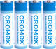 Миниатюра изображения товара Комплект батареек Cromex Alkaline. АA LR6 15A / 457130 (4шт)