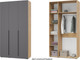 Миниатюра изображения товара Шкаф Modern Харди Х31 (золотистый дуб/графит)