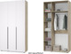 Миниатюра изображения товара Шкаф Modern Харди Х31 (серый дуб/белый)