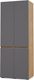 Миниатюра изображения товара Шкаф Modern Тифани Т20 (золотистый дуб/графит)