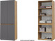 Миниатюра изображения товара Шкаф Modern Тифани Т22 (золотистый дуб/графит)