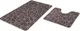 Миниатюра изображения товара Набор ковриков для ванной и туалета Shahintex PP 60x100+60x50 (мокко 01)