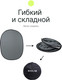 Миниатюра изображения товара Фон тканевый RayLab RF-12 (1.5x2м, белый/серый)