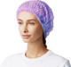 Миниатюра изображения товара Комплект шапочек одноразовых SMZ ПП Шарлотта 10 г/м2 (100шт, фиолетовый)