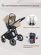 Миниатюра изображения товара Детская универсальная коляска Sweet Baby Ranger 3в1 (Neo Beige Glossy)