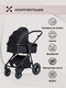Миниатюра изображения товара Детская универсальная коляска Sweet Baby Ranger 3в1 (Neo Black Glossy)