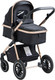Миниатюра изображения товара Детская универсальная коляска Sweet Baby Ranger 3в1 (Neo Black Gold)