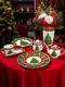Миниатюра изображения товара Набор тарелок Elan Gallery Новогодняя елка New Bone China / 420799