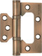 Миниатюра изображения товара Комплект петель дверных Нора-М 800-3 FHP AC 75x63x2.5 накладная универсальная (старая медь, без колп.)