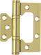 Миниатюра изображения товара Комплект петель дверных Нора-М 800-3 FHP PB 75x63x2.5 накладная универсальная (золотистый, без колп.)
