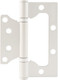 Миниатюра изображения товара Комплект петель дверных Нора-М 800-4 FHP 100x75x2.5 накладная универсальная (белый, без колп.)