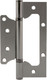 Миниатюра изображения товара Комплект петель дверных Нора-М 800-5 FHP 125x75x2.5 накладная универсальная (графит, без колп.)