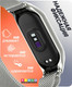 Миниатюра изображения товара Ремешок для умных часов Bingo Magnetic для Xiaomi Mi Band 7 (серебристый)