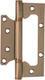 Миниатюра изображения товара Комплект петель дверных Нора-М 800-5 FHP AC 125x75x2.5 накладная универсальная (старая медь, без колп.)