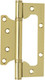 Миниатюра изображения товара Комплект петель дверных Нора-М 800-5 FHP PB 125x75x2.5 накладная универсальная (золотистый, без колп.)