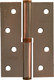 Миниатюра изображения товара Комплект петель дверных Нора-М 750-4-FHP-ECO 100x70x2.5 (правая, медное покрытие)