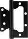 Миниатюра изображения товара Комплект петель дверных Нора-М 800-4 FHP-STD 100x75x2.5 накладная (черный, без колп.)