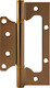 Миниатюра изображения товара Комплект петель дверных Нора-М 800-5 FHP-STD 125x75x2.5 накладная (матовый кофе, без колп.)