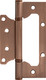Миниатюра изображения товара Комплект петель дверных Нора-М 800-5 FHP-STD AC 125x75x2.5 накладная (старая медь, без колп.)