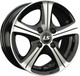 Миниатюра изображения товара Литой диск LS wheels LS 202 16x7" 4x100мм DIA 73.1мм ET 40мм BKF