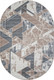 Миниатюра изображения товара Ковер Merinos Sierra F354-OVAL-BEIGE-BLUE (3х4)