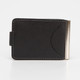 Миниатюра изображения товара Зажим для денег Poshete 604-140M-BLK (черная кожа)