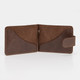 Миниатюра изображения товара Зажим для денег Poshete 604-140NPK-BRW (коричневая кожа)