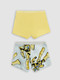 Миниатюра изображения товара Комплект трусов детских Mark Formelle 413345-2 (р.92/98-52-48, ярко-желтый/роботы на сером)