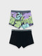 Миниатюра изображения товара Комплект трусов детских Mark Formelle 413345-2 (р.92/98-52-48, черный/цветные граффити)