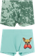 Миниатюра изображения товара Комплект трусов детских Mark Formelle 413352-2 (р.104/110-56-51, пыльная бирюза/зеленые разводы)