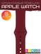Ремешок для умных часов Bingo Silicone для Apple Watch 42/44/45мм (S, бордовый) — фото 6