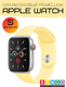 Миниатюра изображения товара Ремешок для умных часов Bingo Silicone для Apple Watch 42/44/45мм (S, желтый)