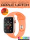 Миниатюра изображения товара Ремешок для умных часов Bingo Silicone для Apple Watch 42/44/45мм (S, персиковый)