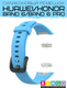 Миниатюра изображения товара Ремешок для умных часов Bingo Silicone для Huawei Band 6/Honor Band 6/6 Pro (голубой)