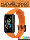 Ремешок для умных часов Bingo Silicone для Huawei Band 6/Honor Band 6/6 Pro (оранжевый) — фото 6