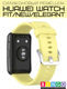 Миниатюра изображения товара Ремешок для умных часов Bingo Silicone для Huawei Watch FIT (желтый)