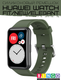 Миниатюра изображения товара Ремешок для умных часов Bingo Silicone для Huawei Watch FIT (зеленый)